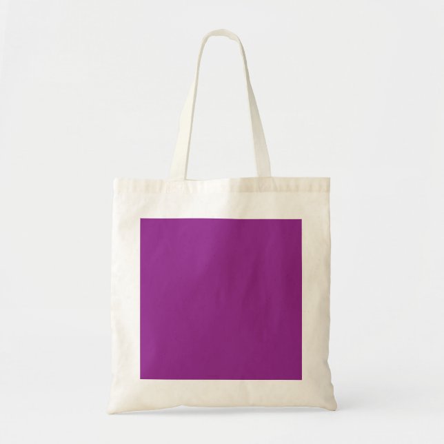 Bolsa Tote Convite de Casamento Magenta Ousado com Estilo Min (Frente)