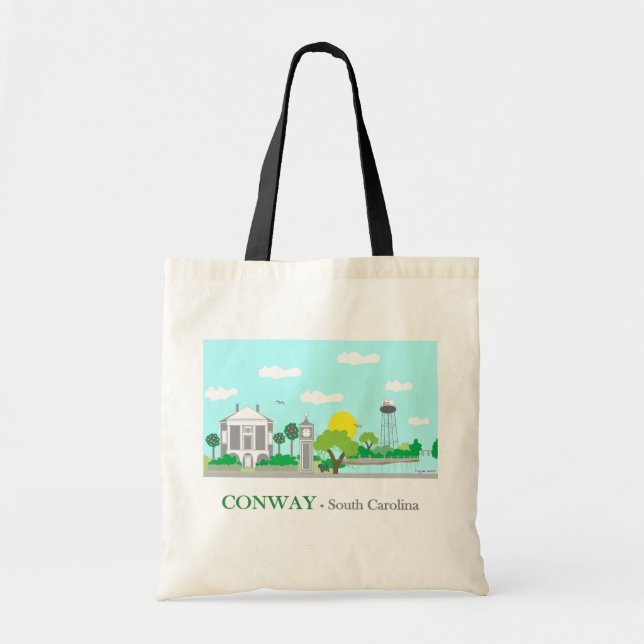 Bolsa Tote Conway, SC encantador (Frente)