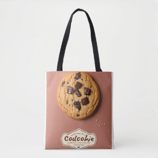 Bolsa Tote "Cookie Company Logo Design Bag - Sweat Treat Bran