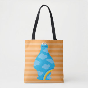 Bolsa Tote Cookie Monster Rainbows