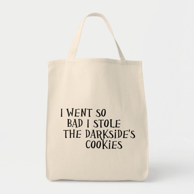 Bolsa Tote Cookies Darkside (Frente)