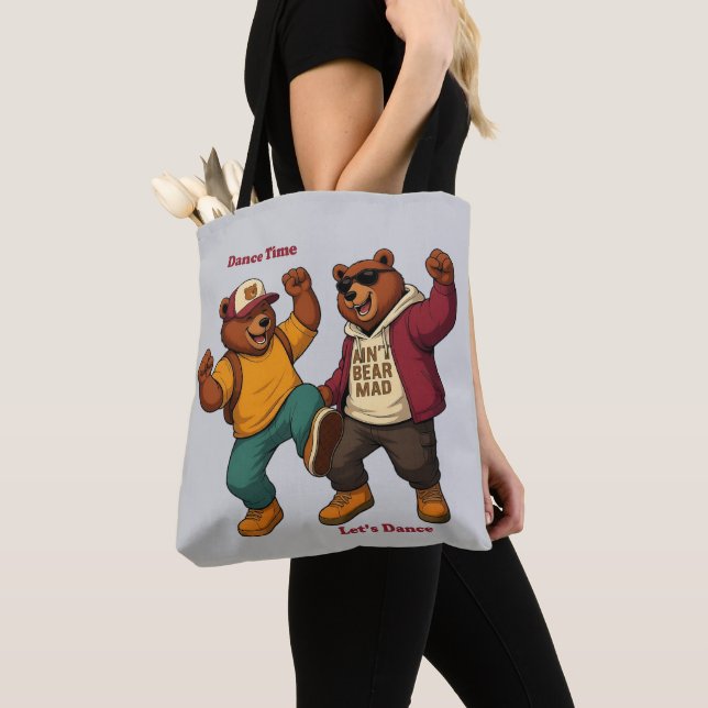 Bolsa Tote Cool Dancing Bears (Close Up)