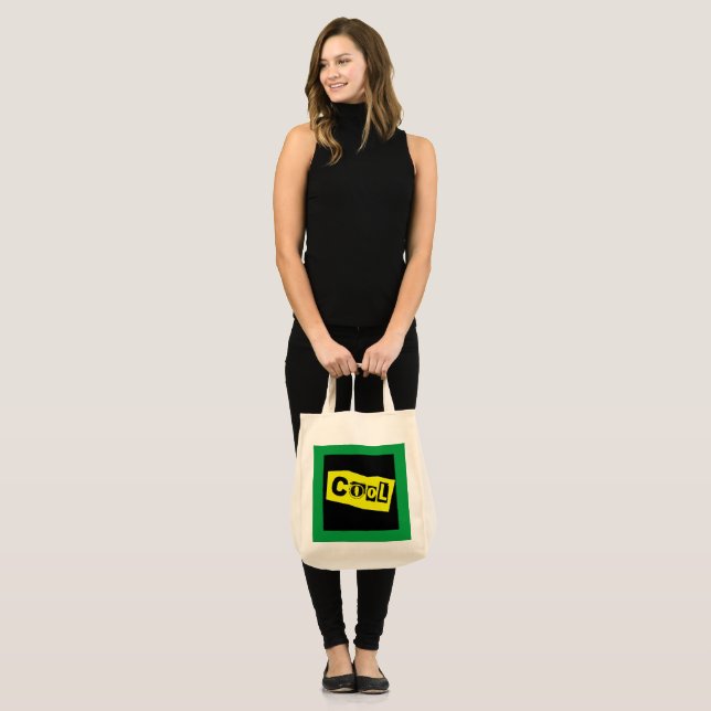 Bolsa Tote "Cool" para Meninas ou Mulheres para Co (Frente (modelo))