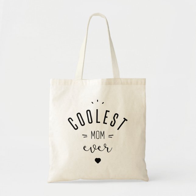 Bolsa Tote Coolest mom ever (Frente)