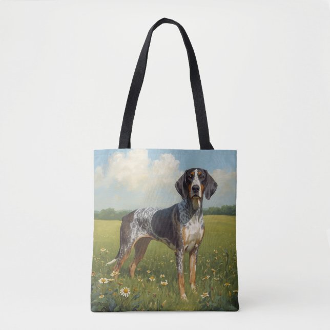 Bolsa Tote Coonhound Bluetick (Frente)