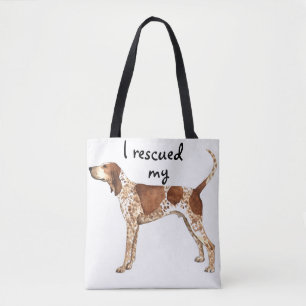 Bolsa Tote Coonhound do inglês americano do salvamento
