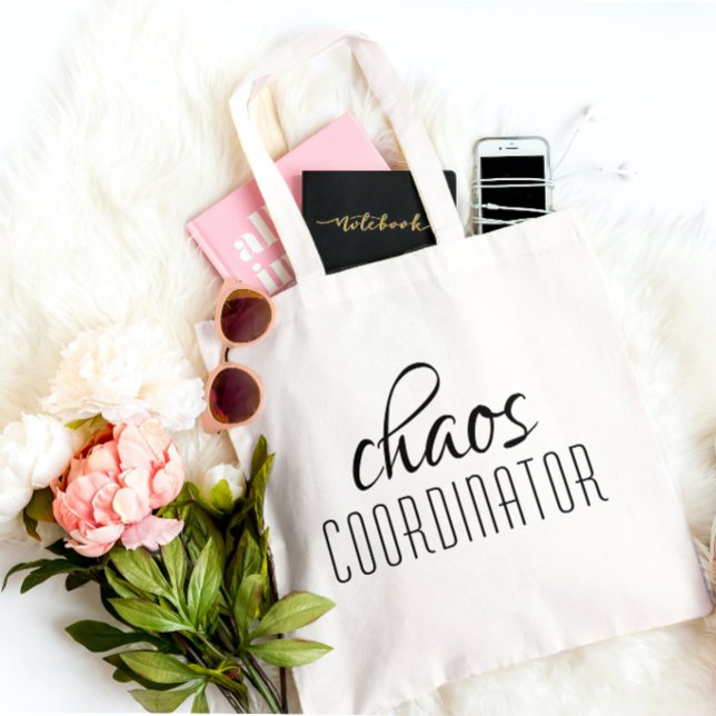 Bolsa Tote Coordenador de Caos Presente Divertido para Mãe Pr (Criador carregado)
