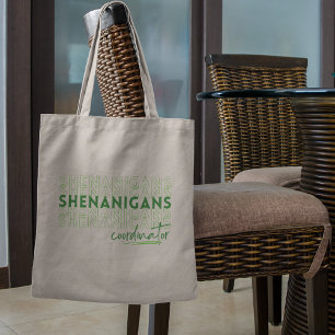 Bolsa Tote Coordenador de Shenanigans do Dia de São Patrício-