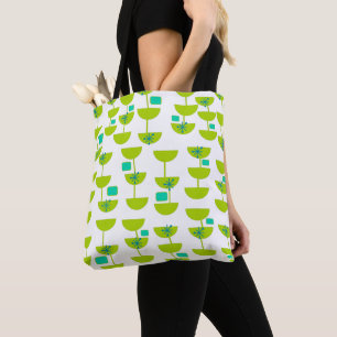 Bolsa Tote Copas Modernas do Século médio