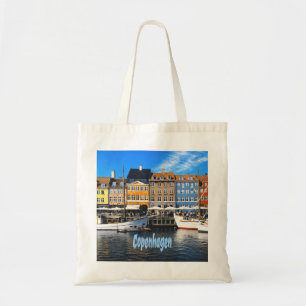 Bolsa Tote Copenhagen Dinamarca Canal de Homes Nyhavn