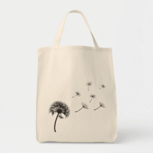Bolsa Tote cópia da ilustração do dente-de-leão