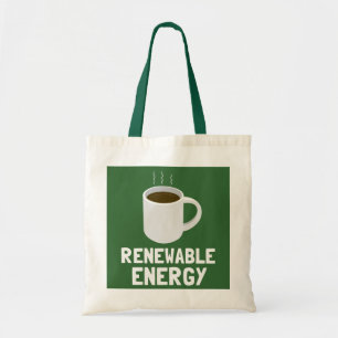Bolsa Tote Copo de café da energia renovável