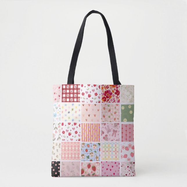 Bolsa tote coquete estética fofa (Frente)