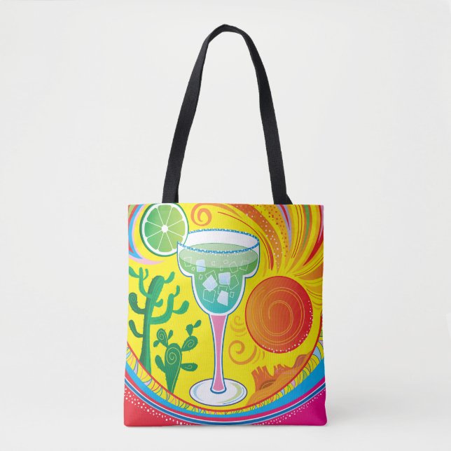 Bolsa Tote Coquetel Colorido (Frente)