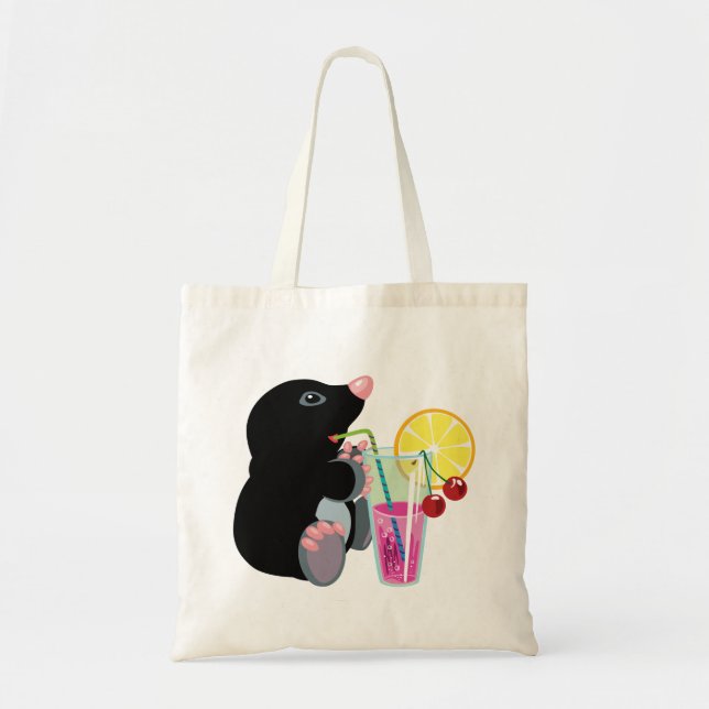 Bolsa Tote coquetel de bebendo de toupeira (Frente)