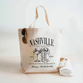 Bolsa Tote Coquetel Nashville Bachelorette Rodeo Personalizad
