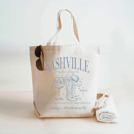 Bolsa Tote Coquetel Nashville Bachelorette Rodeo Personalizad