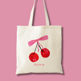 Bolsa Tote Coquette Cereja & Laço