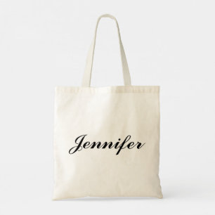 Bolsa Tote Coquette Modern Personalizar Nome Chic Bridesmaid