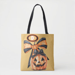Bolsa Tote Coquette Pumpkin Vintage Design Monograma