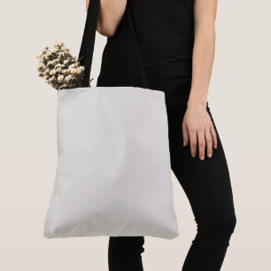 Bolsa Tote Cor Alabastro Sólida Simples