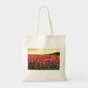 Bolsa Tote Cor da água da atmosfera vermelha russa espalha f