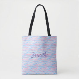 Bolsa Tote Cor da aquarela do pastel artístico