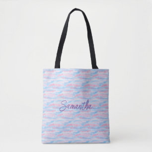 Bolsa Tote Cor da aquarela do pastel artístico