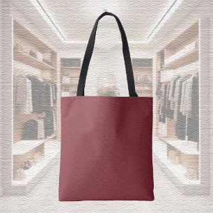 Bolsa Tote Cor da Tendência - Marca de Tota Vermelha do Crims