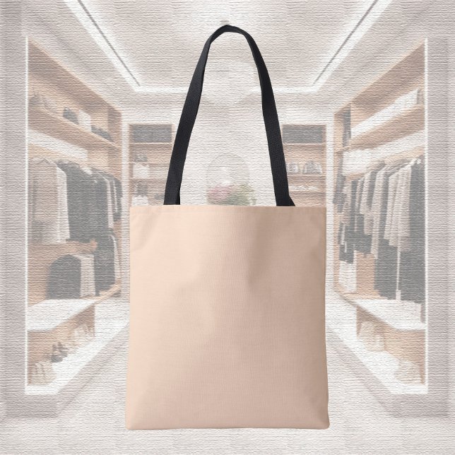 Bolsa Tote Cor da Tendência - Pêssego - Saco de Toques do Blu (Criador carregado)