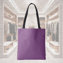 Bolsa Tote Cor da Tendência - Saco de Toque Roxo da Pluma