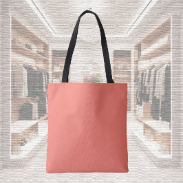Bolsa Tote Cor da Tendência - Saco de Toques Sunset Coral