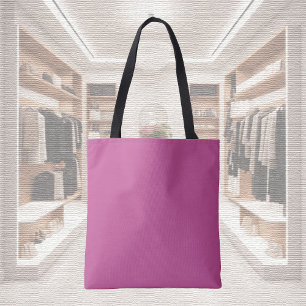 Bolsa Tote Cor da Tendência - Saco Rosa Berry