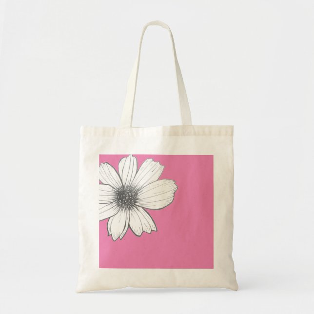 Bolsa Tote Cor-de-design floral (Frente)