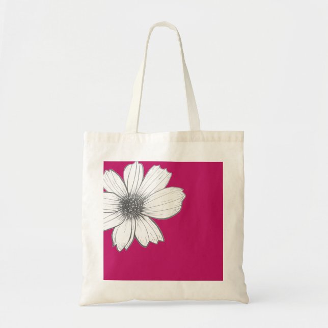 Bolsa Tote Cor-de-design floral (Frente)