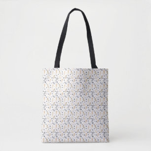 Bolsa Tote Cor de outono quente do padrão de folha de na moda