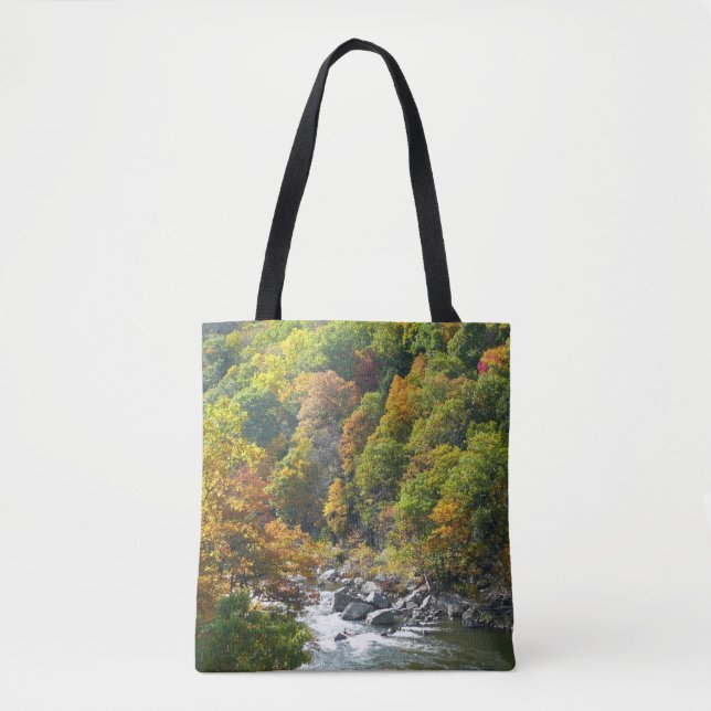 Bolsa Tote Cor de queda no Parque Estadual de Ohiopyle (Frente)