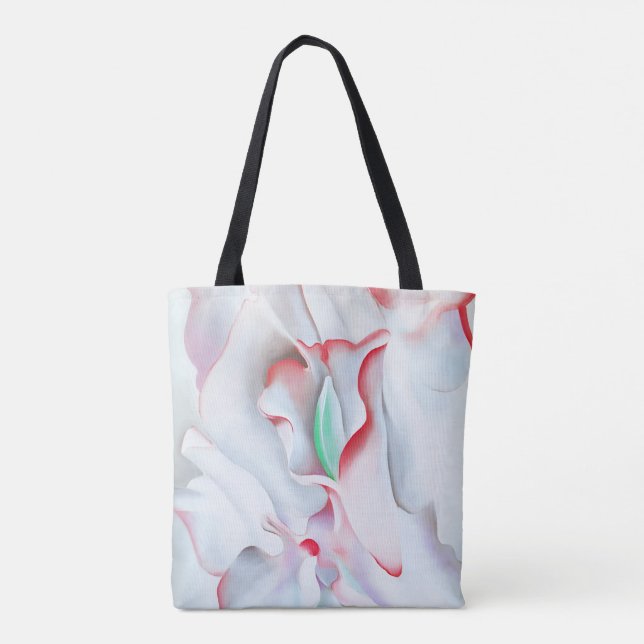 Bolsa Tote Cor-de-rosa doce - Georgia O'Keefe (Verso)