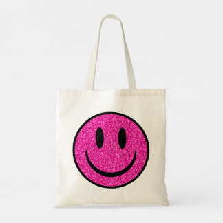 Bolsa Tote Cor-de-rosa - Sorriso brilhante