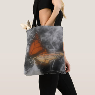Bolsa Tote Cor Parcial da Borboleta Monarch