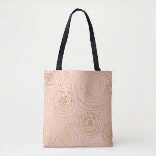 Bolsa Tote Cor pastel elegante com pateta transparente de tei