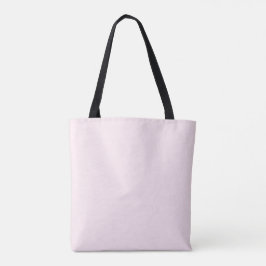 Bolsa Tote Cor Sólida do Pastel Branca Pálida Rosa Rosa Rosa 