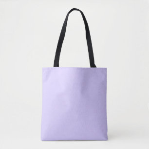 Bolsa Tote Cor Sólida Lilac do Pastel Clássico Elegante