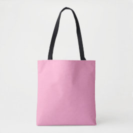 Bolsa Tote Cor Sólida Rosa do Cravo | Clássico | Elegante