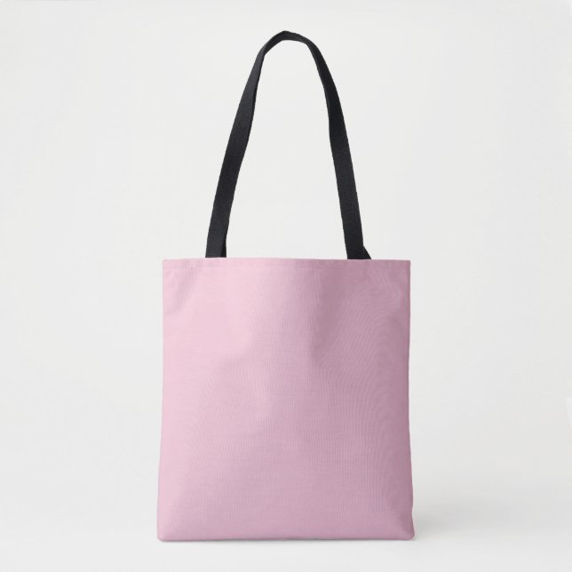 Bolsa Tote Cor Sólido Orquídea Rosa (Frente)