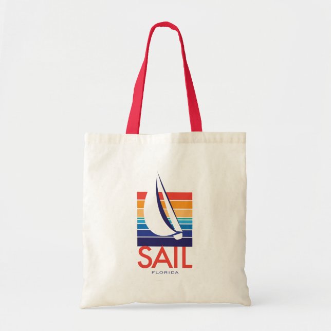 Bolsa Tote Cor Square_SAIL Florida do barco (Frente)