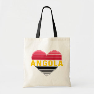 Bolsa Tote Coração Angolano, Eu Adoro Angola