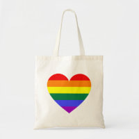 Coração arco-íris Orgulho gay LGBT