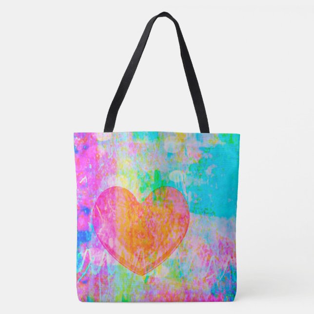 Bolsa Tote Coração Boêmio (Frente)