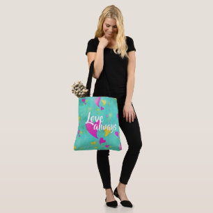 Bolsa Tote Coração Bonita Ama Sempre Seu Namorados De Nome